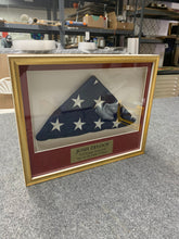 Load image into Gallery viewer, USA Military Funeral Flag Picture Frame - Modern Memory Design Picture frames - New Jersey Frame shop custom framing