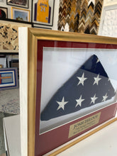 Load image into Gallery viewer, USA Military Funeral Flag Picture Frame - Modern Memory Design Picture frames - New Jersey Frame shop custom framing