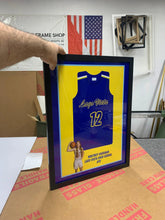 Load image into Gallery viewer, Volleyball college Senior Award Night Gift Idea - Jersey Print Frame - Modern Memory Design Picture frames - New Jersey Frame shop custom framing