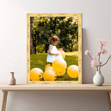 Load image into Gallery viewer, Yellow Barnwood Picture Frame Distressed Rustic - Custom Framing - Modern Memory Design Picture frames - New Jersey Frame shop custom framing