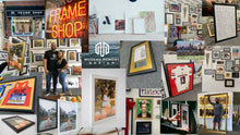 Load image into Gallery viewer, 38x14 Poster frame Black wood for 38x14 Picture or poster print