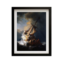 Load image into Gallery viewer, Rembrandt Christ In The Storm On The Sea Of Galilee Wall Art print Rembrandt Framed art Home Decor Rembrandt art Rembrandt print