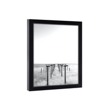 Load image into Gallery viewer, Gallery Wall 34x8 Picture Frame Black Wood 34x8  Poster Size