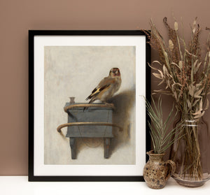 The Goldfinch by Carel Fabritius Bird art frame Art print canvas print home wall art