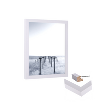 Load image into Gallery viewer, 6x35 Poster frame Black wood for 6x35 Picture or poster print