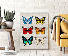 Load image into Gallery viewer, Butterfly, Butterfly wall art print, Wall art, framed art, home decor, art