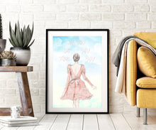 Load image into Gallery viewer, Do you fearless girl, feminist gift, girl for her, Feminist wall art, Be Fearless, Girl Boss, art print