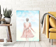 Do you fearless girl, feminist gift, girl for her, Feminist wall art, Be Fearless, Girl Boss, art print