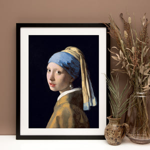 Girl with A Pearl Earring by Johannes Vermeer Feminist art Girl art Portrait Vermeer art