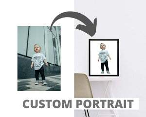 Custom portrait, picture wall art, home decor, portrait, photo art, print, art prints