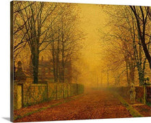Load image into Gallery viewer, evening glow 1884 by john atkinson grimshaw evening glow john atkinson grimshaw canvas print classic art wall art print