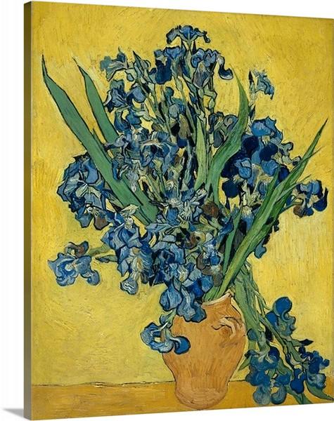 irises 1889 by vincent van gogh irises vincent van gogh canvas print classic art wall art print