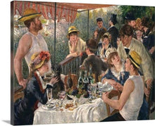 Load image into Gallery viewer, luncheon of the boating party 1880 1881 by pierre auguste renoir luncheon of the boating party pierre auguste renoir canvas print classic art wall art print