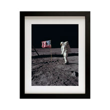 Load image into Gallery viewer, Apollo 11 Moonwalk Framed art print wall decor Vertical