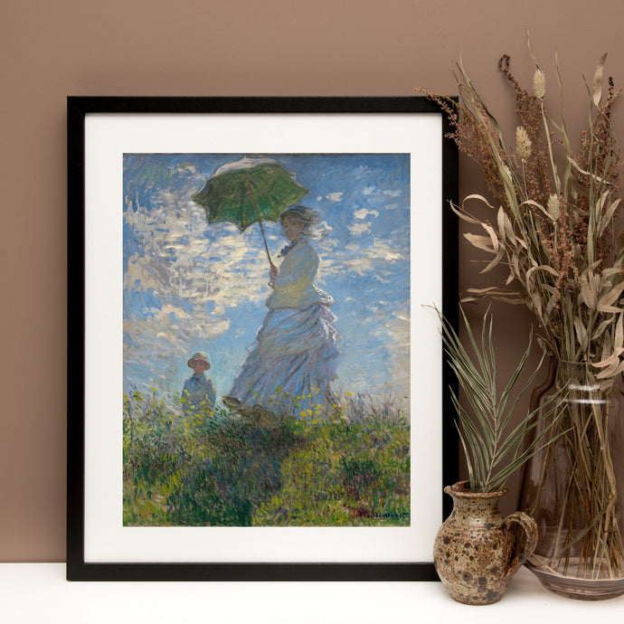 Woman with a Parasol by Claude Monet Claude Monet Monet Art Monet Print Monet canvas Monet Poster