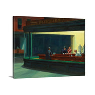 Nighthawks by Edward Hopper Nighthawks Caffe Coffee art Wall Art print Edward Hopper art classic art
