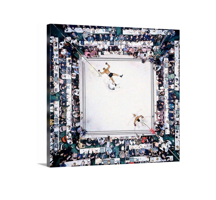 Muhammad Ali vs Cleveland Williams Canvas Print, Wall art, Muhammad Ali Poster, Muhammad Ali Quote, Motivational quote
