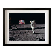 APOLLO 11 MOONWALK FRAMED ART