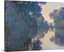 Load image into Gallery viewer, morning on the seine near giverny 1897 by claude monet morning on the seine near giverny claude monet canvas print classic art wall art print