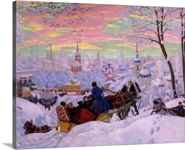 pancake tuesday butter week 1916 by boris koestodiev pancake tuesday butter week 1916 boris koestodiev canvas print classic art wall art print
