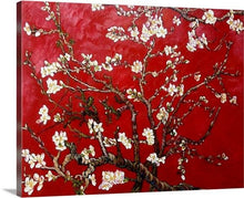Load image into Gallery viewer, red almond blossom 1890 by vincent van gogh red almond blossom vincent van gogh canvas print classic art wall art print