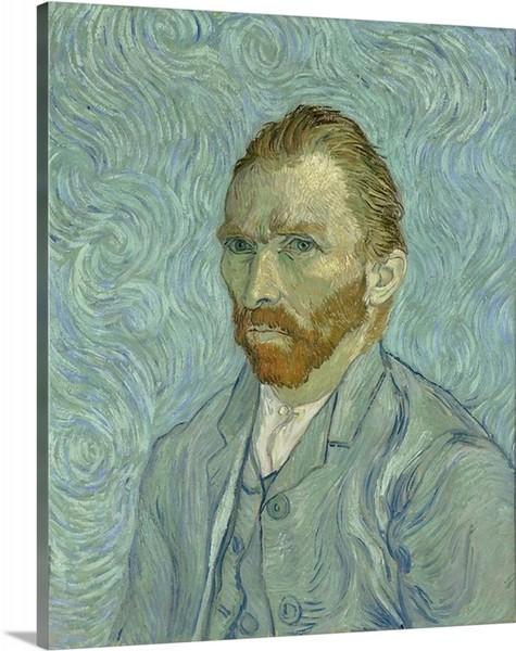 self portrait 1889 by vincent van gogh self portrait vincent van gogh canvas print classic art wall art print