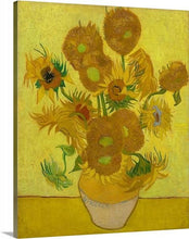 Load image into Gallery viewer, sunflowers 1889 by vincent van gogh sunflowers vincent van gogh canvas print classic art wall art print