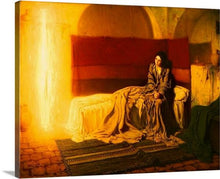 Load image into Gallery viewer, the annunciation 1898 by henry ossawa tanner the annunciation henry ossawa tanner canvas print classic art wall art print