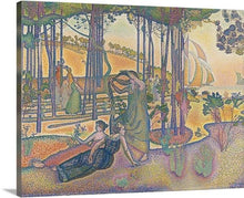Load image into Gallery viewer, the evening air 1893 by henri edmond cross the evening air henri edmond cross canvas print classic art wall art print