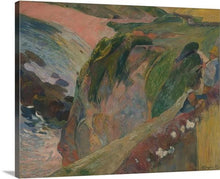 Load image into Gallery viewer, the flageolet player on the cliff 1889 by paul gauguin the flageolet player on the cliff paul gauguin canvas print classic art wall art print