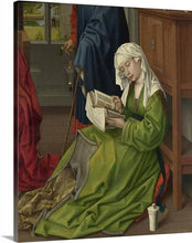 Load image into Gallery viewer, the magdalen reading 1438 by rogier van der weyden the magdalen reading rogier van der weyden canvas print classic art wall art print