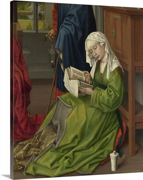 the magdalen reading 1438 by rogier van der weyden the magdalen reading rogier van der weyden canvas print classic art wall art print