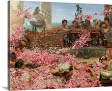 Load image into Gallery viewer, the roses of heliogabalus 1888 by sir lawrence alma tadema the roses of heliogabalus sir lawrence alma tadema canvas print classic art wall art print
