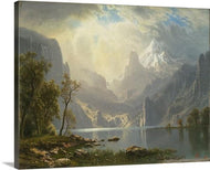 the tahoes lake 1868 by albert bierstadt the tahoes lake albert bierstadt canvas print classic art wall art print