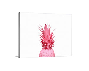 Pineapple Print,canvas print, PINK ART PRINT, wall art print, pineapple gift