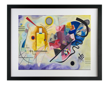 Load image into Gallery viewer, Yellow-Red-Blue by Wassily Kandinsky 1925, Framed home wall decor, Canvas print
