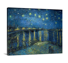 Load image into Gallery viewer, Starry Night over the Rhone by Vincent Van Gogh Van gogh Starry Night Vincent Van Gogh Canvas print Giclee Print