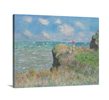 Load image into Gallery viewer, Cliff Walk at Pourville by Claude Monet Sunflowers Claude Monet Monet Art Monet Print Monet canvas Monet Poster feminist