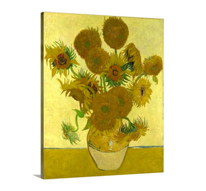 Sunflowers by Vincent Van Gogh Van gogh Vincent Van Gogh Art print Sunflowers botanical