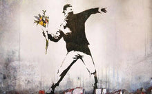 Load image into Gallery viewer, Banksy Collection Banksy Graffiti Rage Flower Thrower Banksy Poster