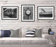 Hoboken New Jersey Home Wall Art Set of 3 framed art canvas print  poster