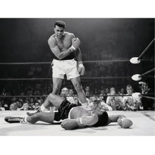 Load image into Gallery viewer, Muhammad Ali Muhammad Ali vs Sonny Liston Boxing Poster Framed art Sonny Liston Muhammad Ali Poster Ali Poster boxing art print art