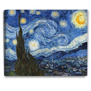 Starry Night Van Gogh Van Gogh print Artwork framed wall art Van Gogh Gogh Starry Night art Poster