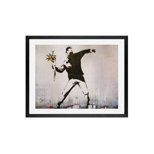 Banksy Collection Banksy Graffiti Rage Flower Thrower Banksy Poster
