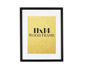 Custom size Black frames made of wood with glass Picture frames