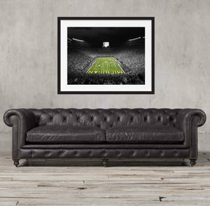 Michigan wolverines football Michigan wolverines Framed wall art Michigan wolverines wall art PRINT