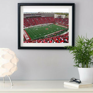 Wisconsin Badgers Camp Randall Stadium football Stadium wall art framed Football Art Madison Wisconsin Gift Poster