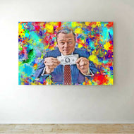 Wolf Of Wall Street inspirational wall art Canvas print Leonardo DiCaprio  Wolf Of Wall Street wall art