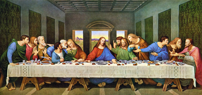 last supper wall artworkThe Last Supper Jesus Leonardo da Vinci Da Vinci the last supper canvas last supper print Christmas gift