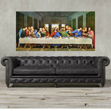 Load image into Gallery viewer, last supper wall artworkThe Last Supper Jesus Leonardo da Vinci Da Vinci the last supper canvas last supper print Christmas gift